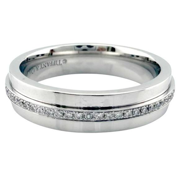 Tiffany T Narrow Diamond Ring, size 10, 18K diamond, ladies', TIFFANY & Co. - Picture 5 of 6